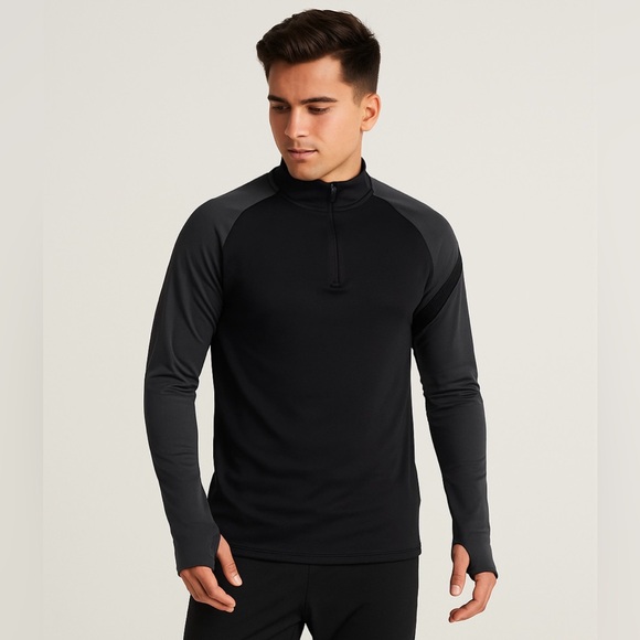 Nike Dri-FIT Academy Pro Drill ¼ Zip Training Top Black Gray | Men’s Small - Picture 1 of 12